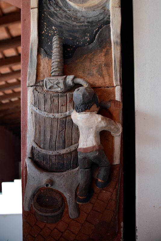 54 Carving On The Wall Bodega Nanni Winery In Cafayate South Of Salta